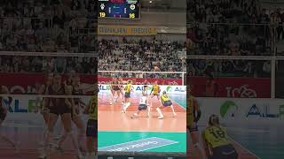 Fenerbahçe Medicana ❤️🔥🔥 Volleyball Vole Volei volebolbenim volley [upl. by Ennayt]