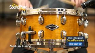 Tama 65x14 Starclassic Performer Snare Honey Amber Gold  Quick n Dirty [upl. by Irihs]