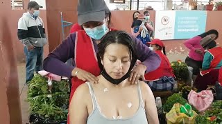 ESPERANZAS ASMR MASSAGE amp SPIRITUAL CLEANSING IN MARKET [upl. by Kotto278]