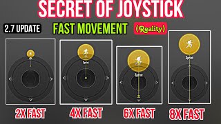 Reality of Joystick fast Movement 🔥pubgbgmi [upl. by Harvie]