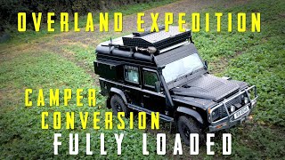 Land Rover Defender Camper conversion full tour inside and out with all links in description [upl. by Chrystal170]