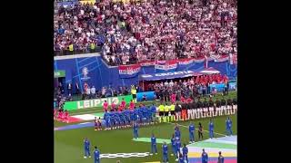 Italy national anthem  Italy vs croatia UEFA EURO 2024 [upl. by Zitvaa]