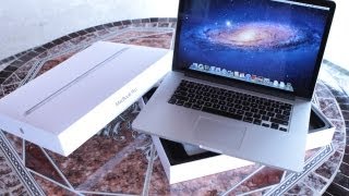 2012 Retina MacBook Pro Unboxing 15 inch MacBook Pro Unboxing [upl. by Cyprian]