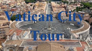 Vatican City Tour  Italy Day 2 Honeymoon Day 10 [upl. by Adah672]