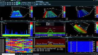 Aaronia SPECTRAN V6 RealTime Spectrum Analyzer  Lots of 2D and 3D IQ amp Spectrum Views [upl. by Annawot]