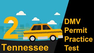 Tennessee DMV Permit Practice Test 2  2018 [upl. by Alleul]