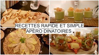 Apéro Dinatoires Simple et Rapide pour le Nouvel an ⎜Recettes [upl. by Jeralee]