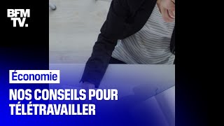 Télétravail  nos conseils pour bien sorganiser [upl. by Anelej]