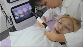 7 in 1 Oxygeneo bubble spray hydra facial with meso ultrasound beauty machine [upl. by Eno]