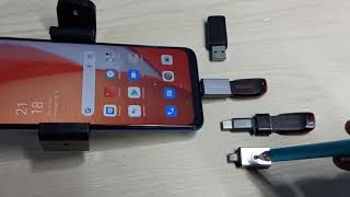 How to Connect and Use USB OTG Pen Drive to OPPO Phone [upl. by Adnawt]