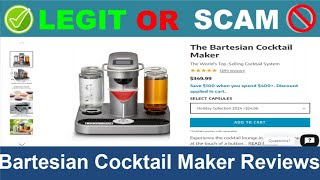 Bartesian Cocktail Maker Reviews  Nov 2024 Beware of Scam Watch Now [upl. by Reld]