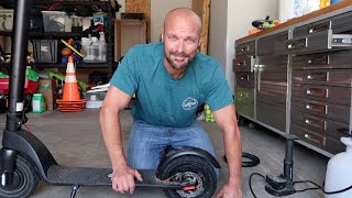 How to Change a Scooter Tire Air Filled Tire [upl. by Julian154]