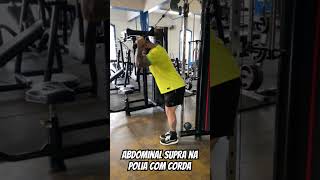 Abdominal supra na polia com corda [upl. by Heilner]