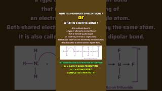 Coordinate covalent bonding coordinate bond dative bond [upl. by Esinet229]