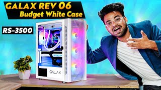 GALAX Rev 06 White Case Review  Best Budget White Cabinet In India 2023 [upl. by Ned]