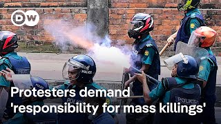 Will Sheikh Hasina take responsibility for the Bangladesh protests high death toll  DW News [upl. by Kain]