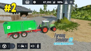 Farming Simulator 20 Gameplay Walkthrough Android iOS  Part 2   Selling Corn [upl. by Ricki]