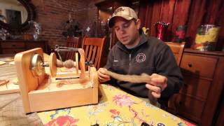 Ashford Electric Spinner Demo  Awesome for beginners and production spinners [upl. by Hassin]