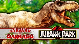 Hunting The TRex From Jurassic World Or Park  Caravan Of Garbage [upl. by Salem]