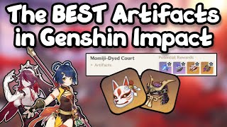 Genshin Impact DOMAIN GUIDE MomijiDyed Court IV [upl. by Leoj]