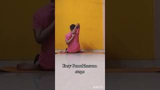 Easy Yoga Gomukhasana Yoga shoulder mobility viralshorts [upl. by Faxan963]