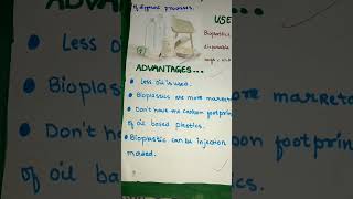 Bioplastic report  Poster on bioplastic  bioplastics  trending  studenteducation [upl. by Salvidor]