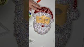 Bedazzling a Santa Mask 🎅🏽 [upl. by Rorrys]