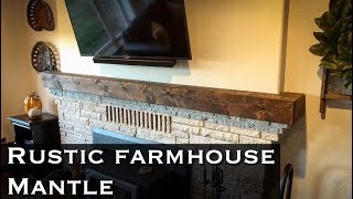 How to build a fireplace mantel [upl. by Nahgem470]