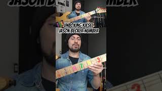 unboxing de kiesel jasonbecker numbers guitar review [upl. by Davidson]