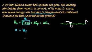 Dissipative Force Example [upl. by Leonor430]