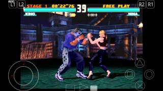 ePSXe Emulator 1915 for Android  Tekken 3 720p HD  Sony PS1 [upl. by Ocirred396]