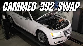 Cammed 392 HEMI Swapped 300C on HHPracings Dyno [upl. by Tillo]