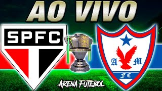 SÃO PAULO x ÁGUIA DE MARABÁ AO VIVO Copa do Brasil  Narração [upl. by Skippie]