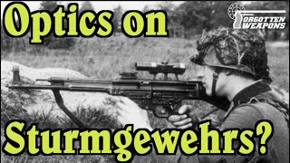 Optics on Sturmgewehrs Was This Really A Thing [upl. by Etnauq]