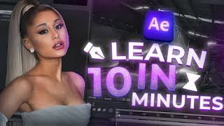 Learn After Effects in UNDER 10 minutes  Beginner tutorial [upl. by Nashoma]