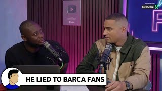 REACTION KevinPrince Boateng I had to lie that Messi was the Best player with Rio Ferdinand [upl. by Sadnalor]