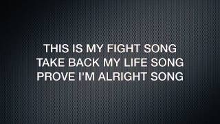 Rachel Platten  Fight Song lyrics [upl. by Nilyram712]