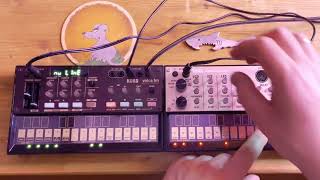 Korg volca fm2 amp volca keys ambient with exciting APR function [upl. by Marduk520]