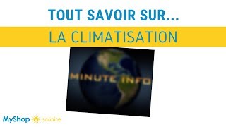 Peuton Alimenter la CLIMATISATION avec des PANNEAUX SOLAIRES   MyShop Solaire solaire [upl. by Ahsilrac]