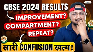 CBSE 2024 Results  Compartment  Repeat  Improvement  Complete Details  Physics Baba [upl. by Euk]