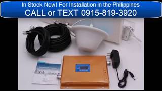 how to Install signal repeater  repeater in Metro Manila Philippines  09158193920 [upl. by Yraht]