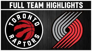 Toronto Raptors vs Portland Trail Blazers  March 9 2024 [upl. by Cilo682]