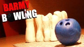 Barmy Bowling Stop motion [upl. by Lyndell]