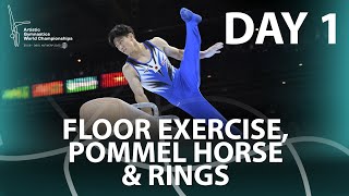 Men’s Apparatus Finals Floor  Pommel Horse  Still Rings Highlights [upl. by Asirret]