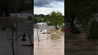 Hurricane Helene Causes Severe Flooding in Asheville North Carolina  1529485 [upl. by Gemini]