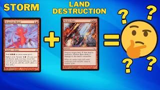 How do THESE go in the same deck  Land Destruction STORM  Mdern MTGO [upl. by Akahs]