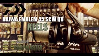 The DAIWA Emblem 45 SCW QD Reels ASFNDAIWAKORDA [upl. by Avraham]