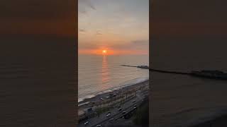 Sunset 🌅 en Miraflores Lima Atardecer Perú playa Beach Peace [upl. by Mizuki677]