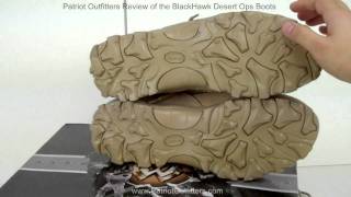 BLACKHAWK Warrior Wear Desert Ops Boots by Patriot Outfitters [upl. by Asserak496]