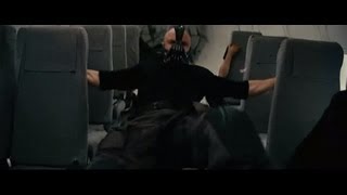 El Caballero de la Noche Asciende  Bane Escape del Avión Subtitulado Español  HD [upl. by Mylo]